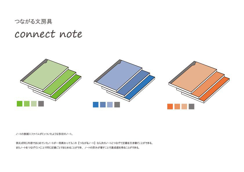 一般部門　サンスター文具賞 「connect note」金子　怜詩（カネコ　サトシ）様